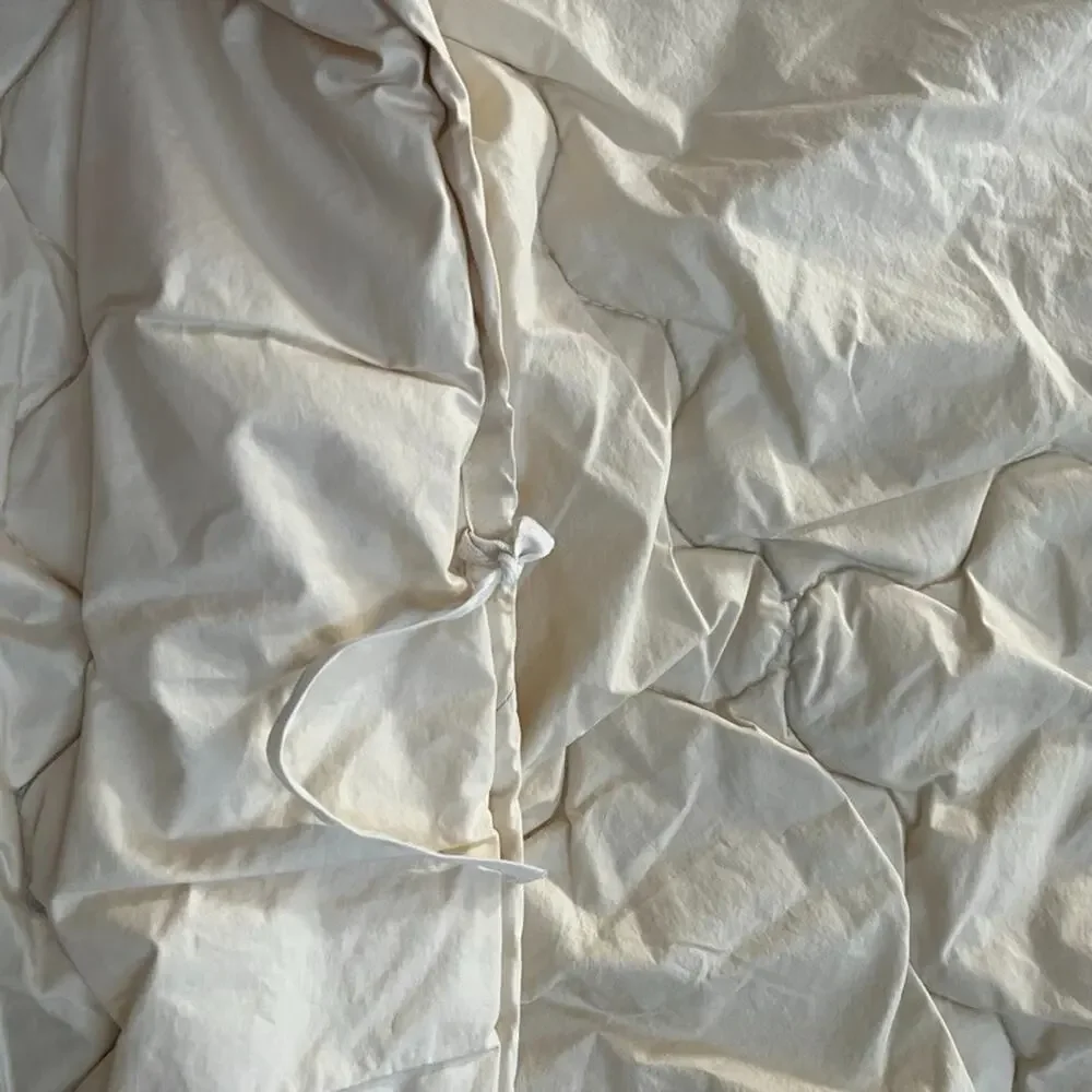 Maison Dor Best Wool Club Cream EU Single Duvet Insert Wool Filled 78x67